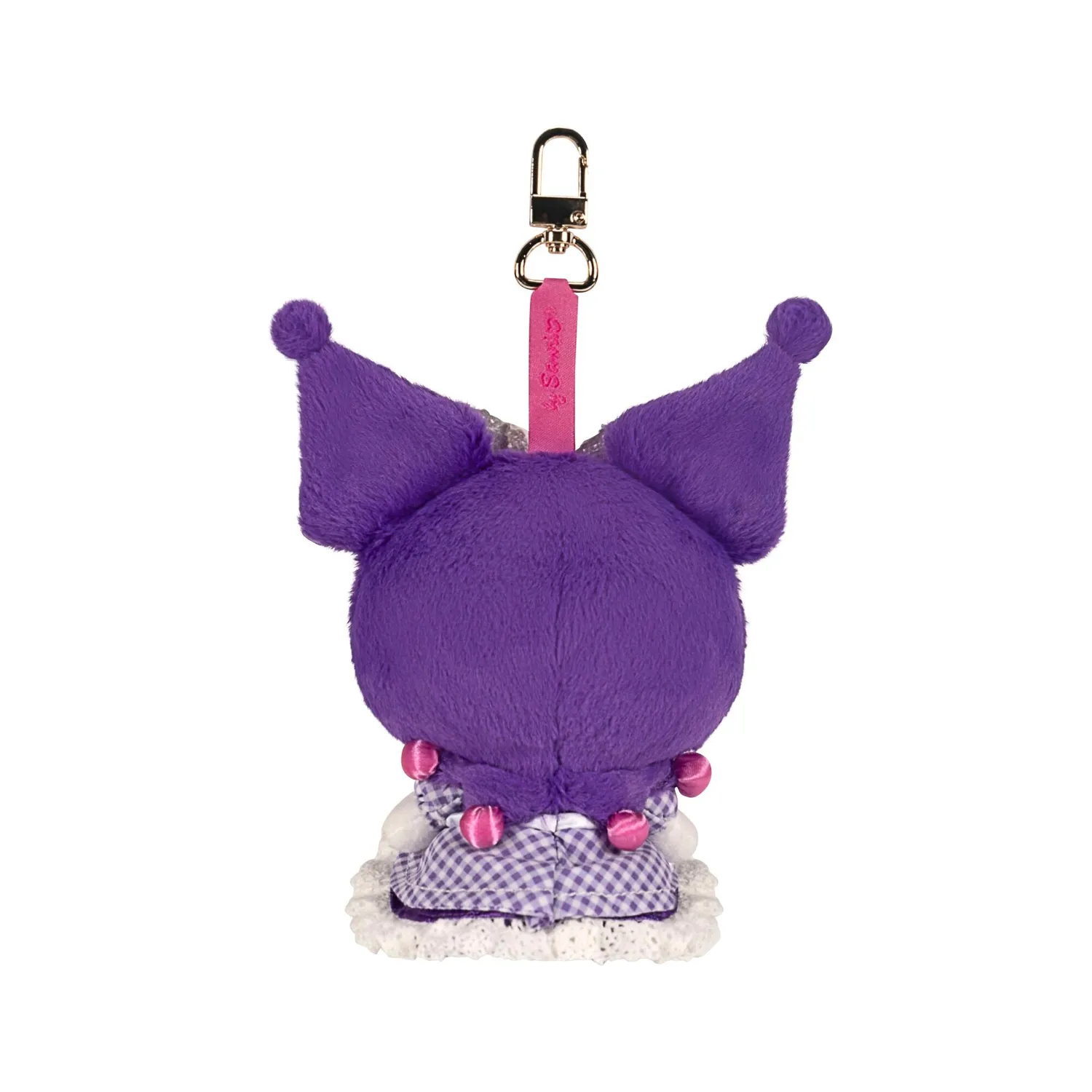 Hello Kitty Kuromi Vinyl Clip Plush Mascot Keychain Lolita Bestie