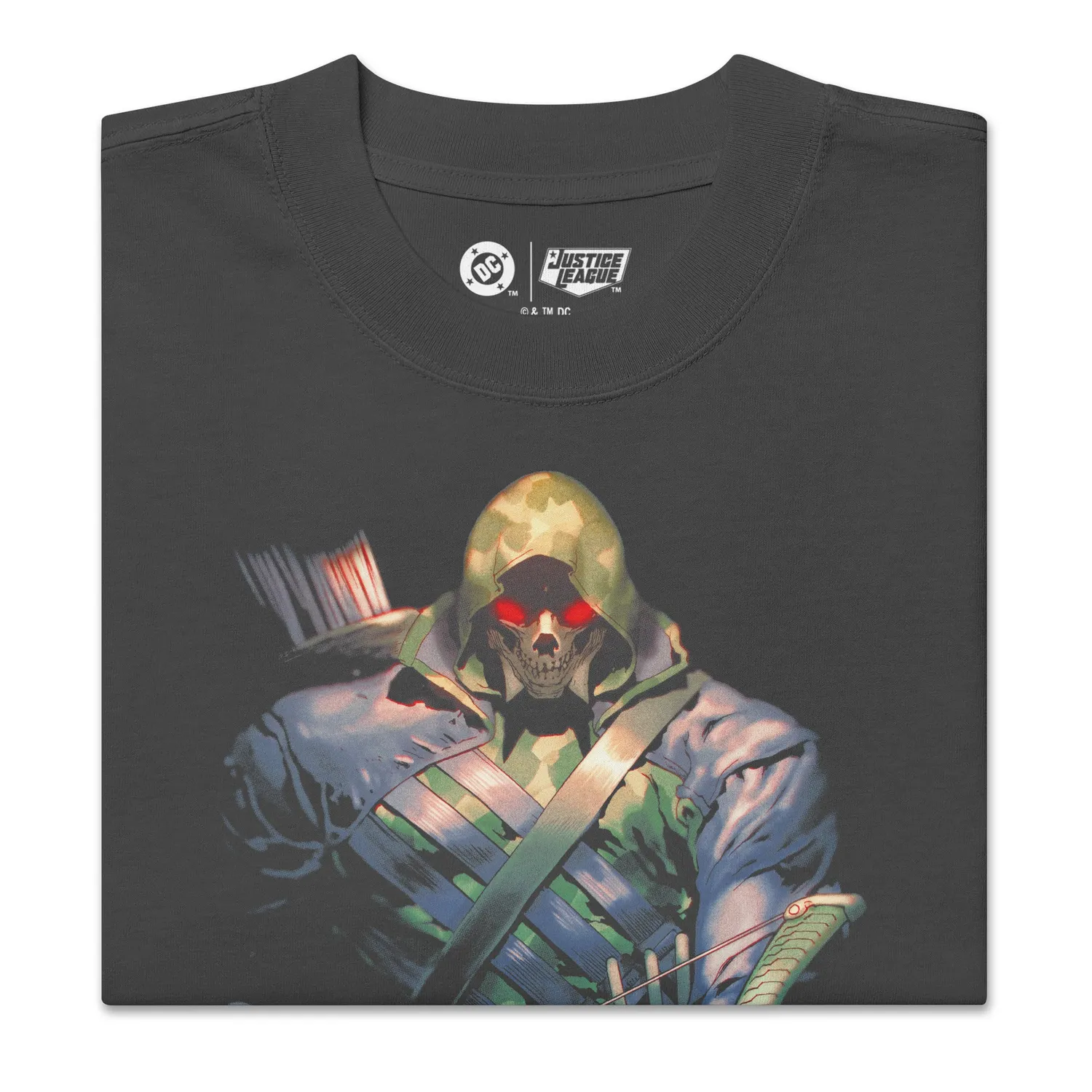 Batman Absolute Green Arrow The Longbow Killer T-skjorte, oversized bomull