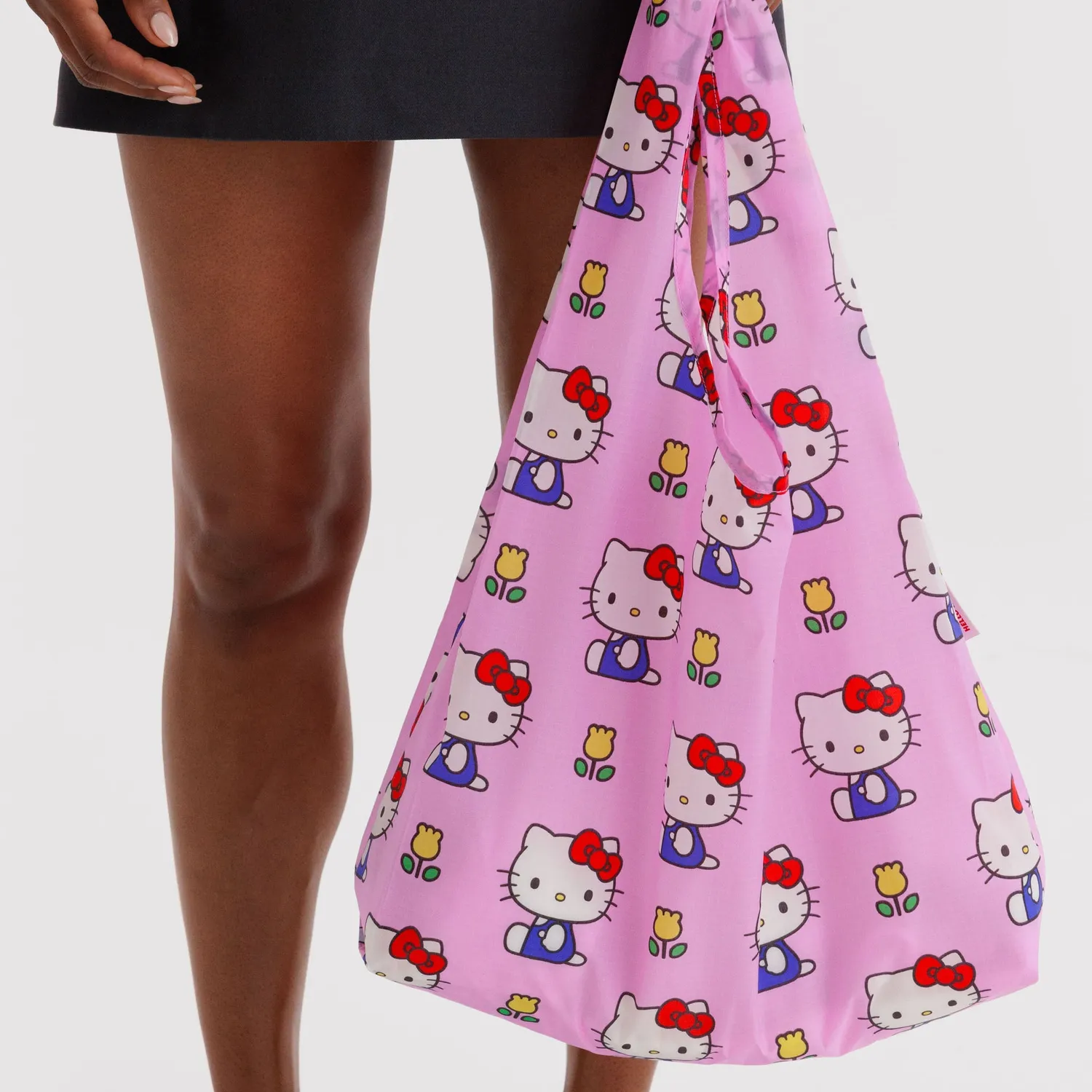 Hello Kitty x Baggu Standard Baggu handlenett rosa, resirkulert ripstop