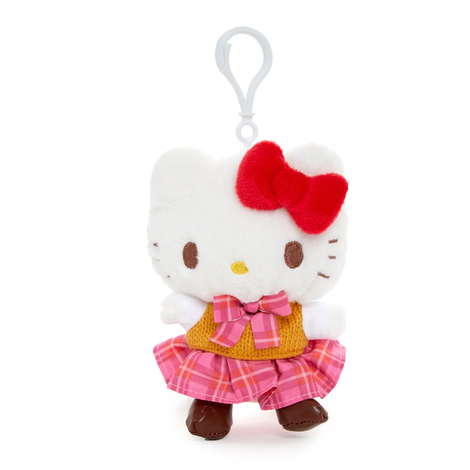 Hello Kitty Uniform Series Mascot Clip plysjklips 5 tommer med klips