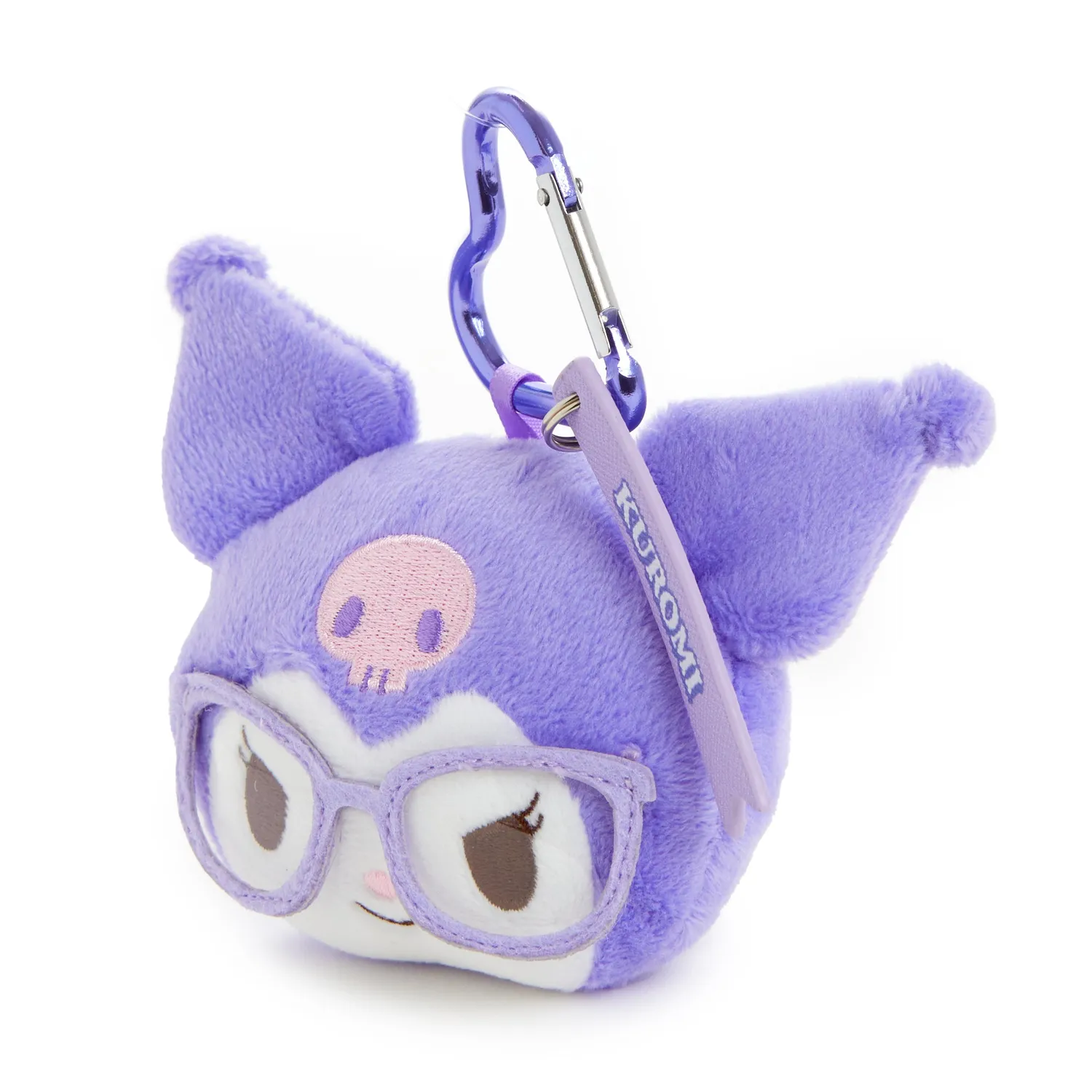 Hello Kitty Glasses Series Kuromi Plush Mascot nøkkelring med briller