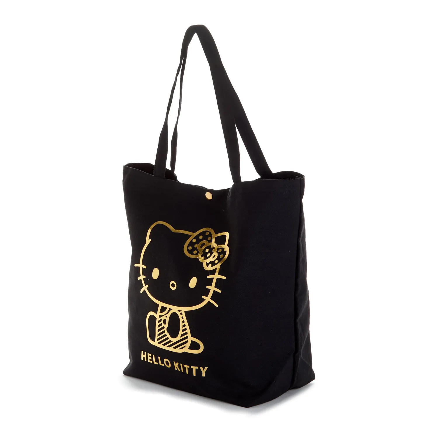 Hello Kitty Oversized Everyday Tote Bag totebag svart canvas