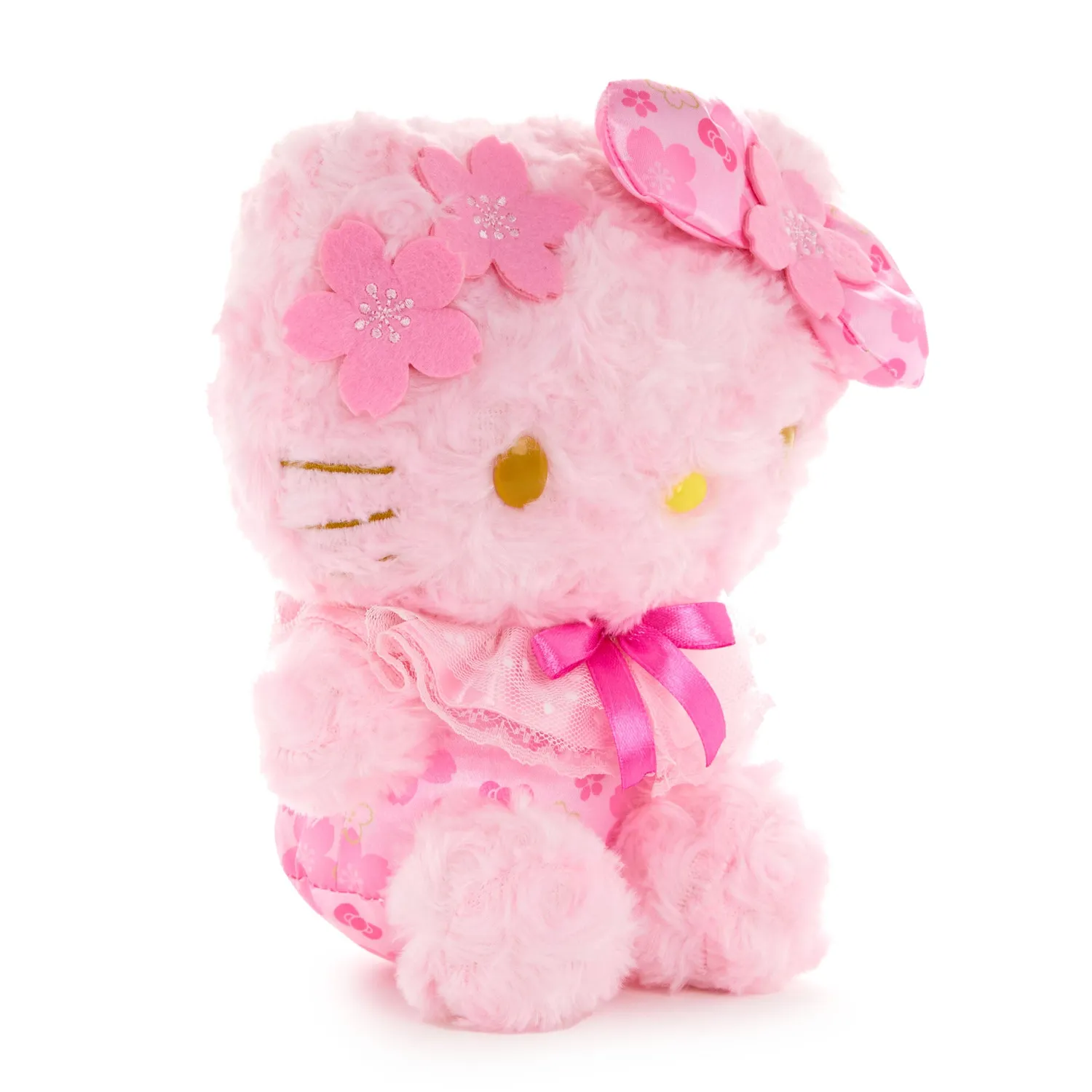 Hello Kitty Blushing Sakura 8-tommers plysjbamse