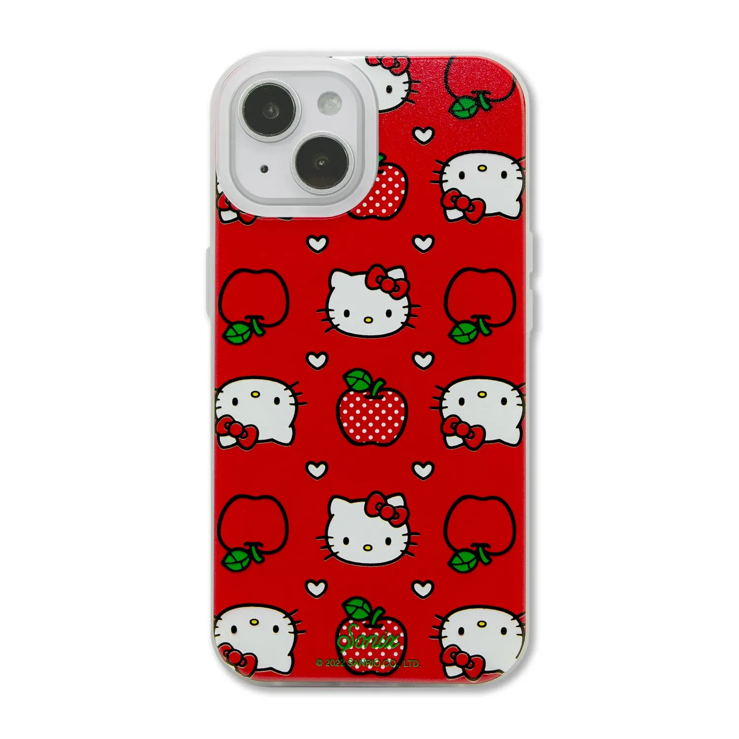 Hello Kitty x Sonix Apples avtakbart lommebokdeksel rød iPhone 14