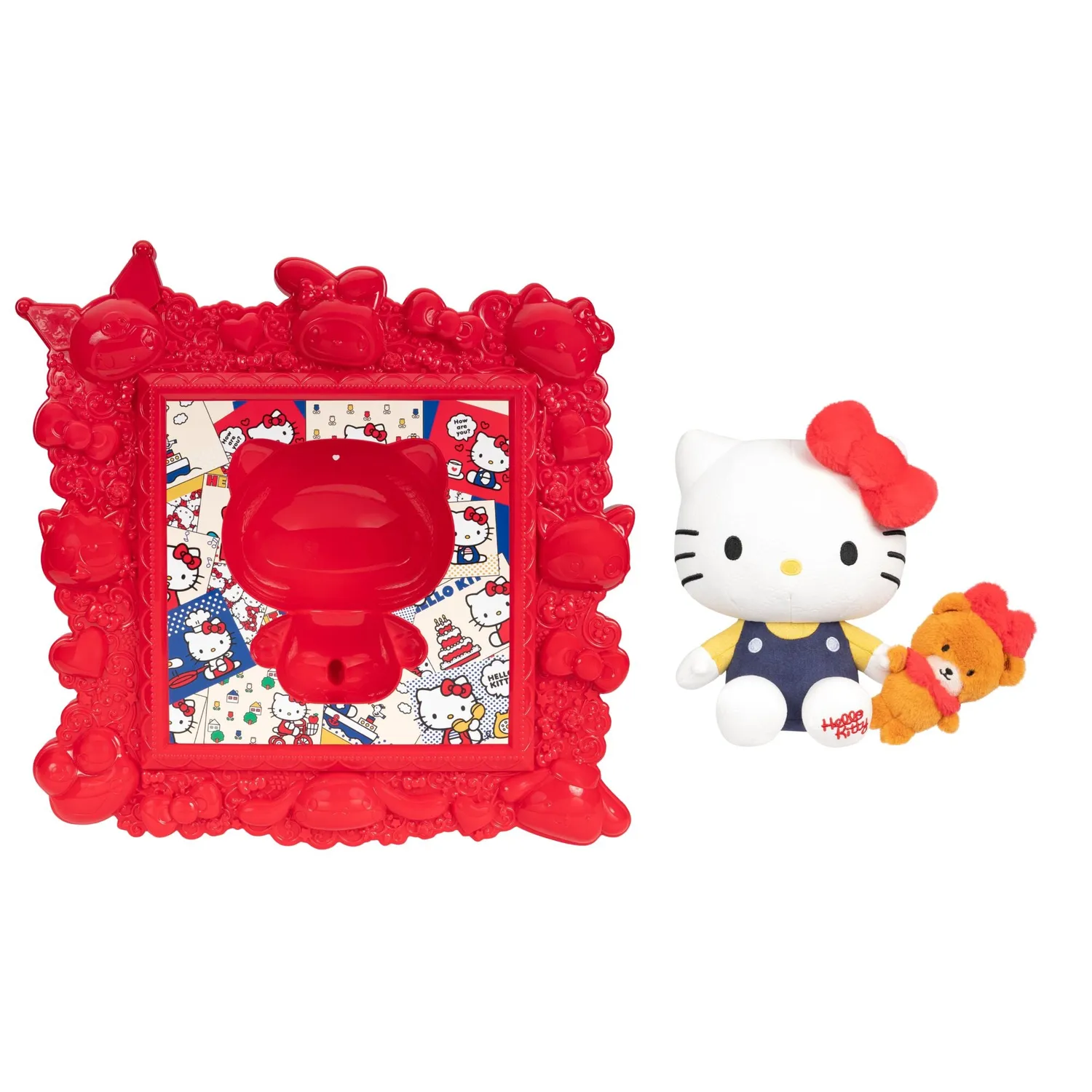 Hello Kitty & Tiny Chum Plush Besties 3D Display Frame plysjramme