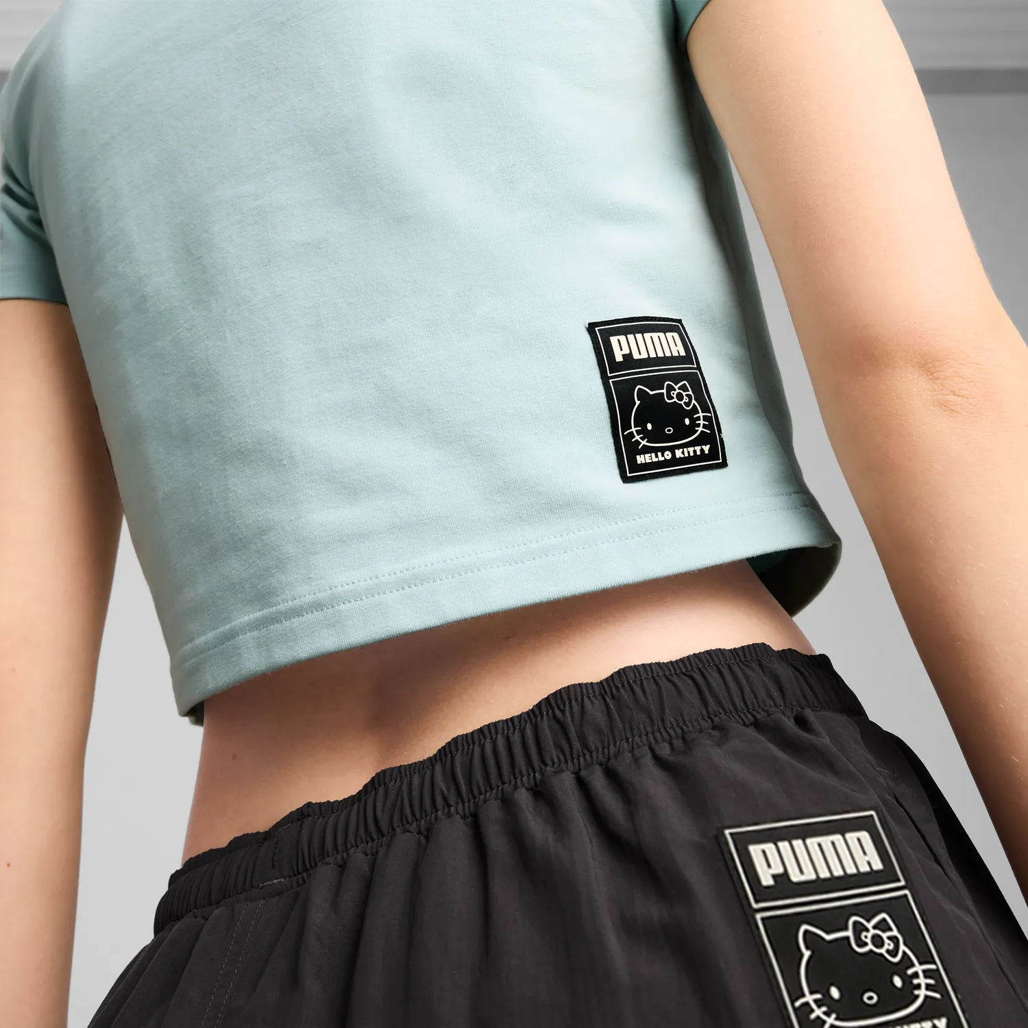 Hello Kitty x PUMA Graphic Baby Tee T-skjorte Modern Mint