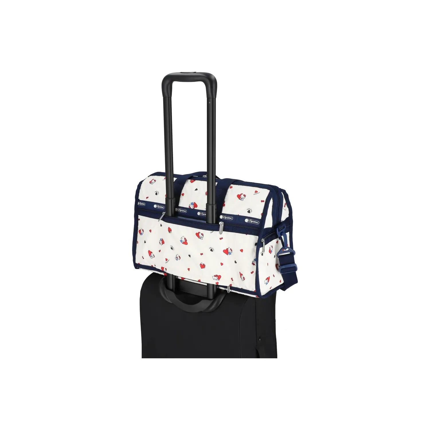 Hello Kitty x LeSportsac Deluxe Medium Weekender Lots of Love weekendbag
