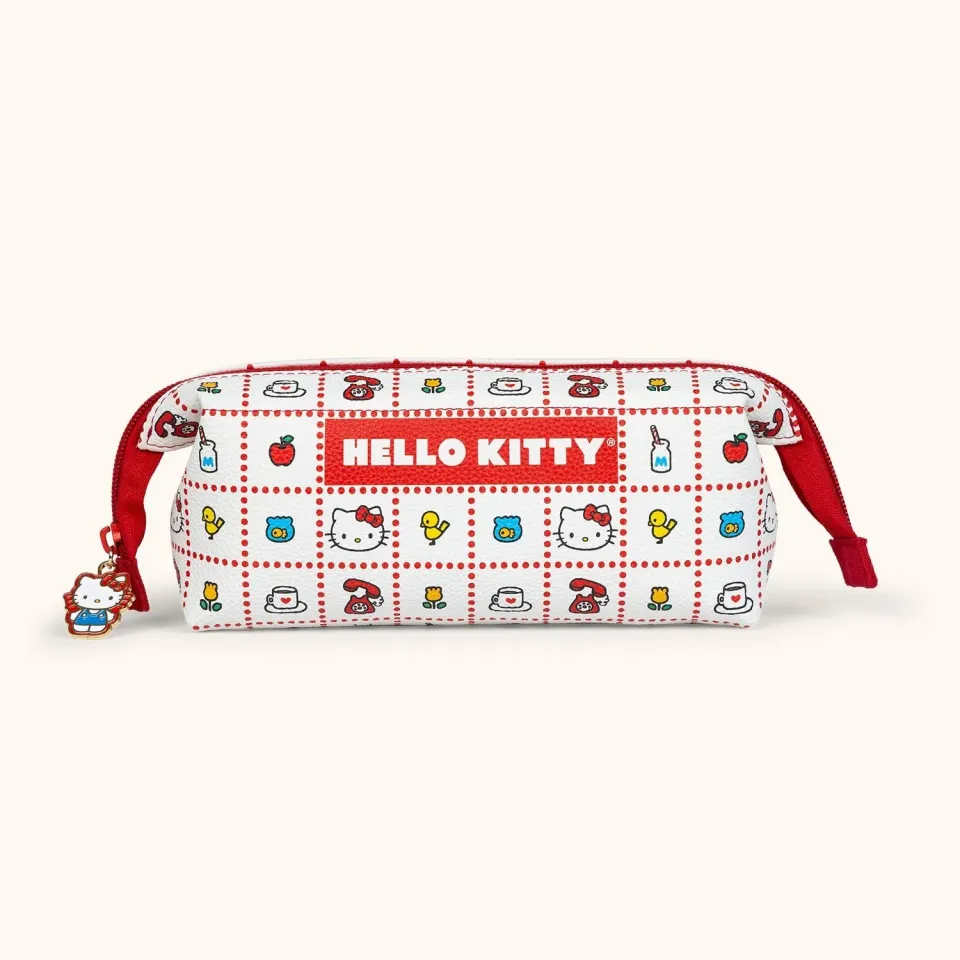 Hello Kitty x Studio Oh! Retro Red Mini Loaf Pencil Pouch – rødt pennal