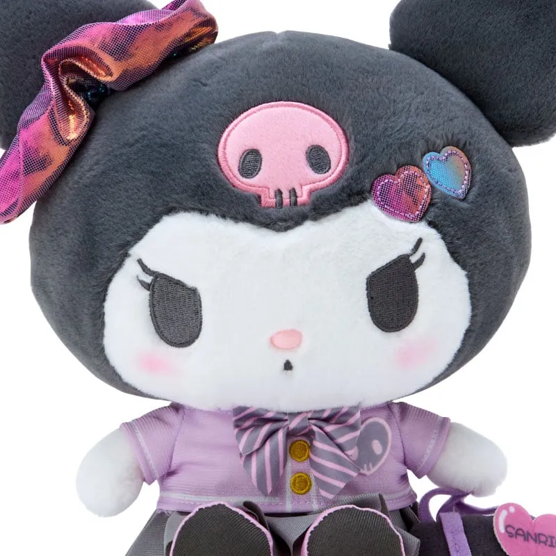 Hello Kitty Sanrio Academy Kuromi 9" plysjfigur med skoleveske