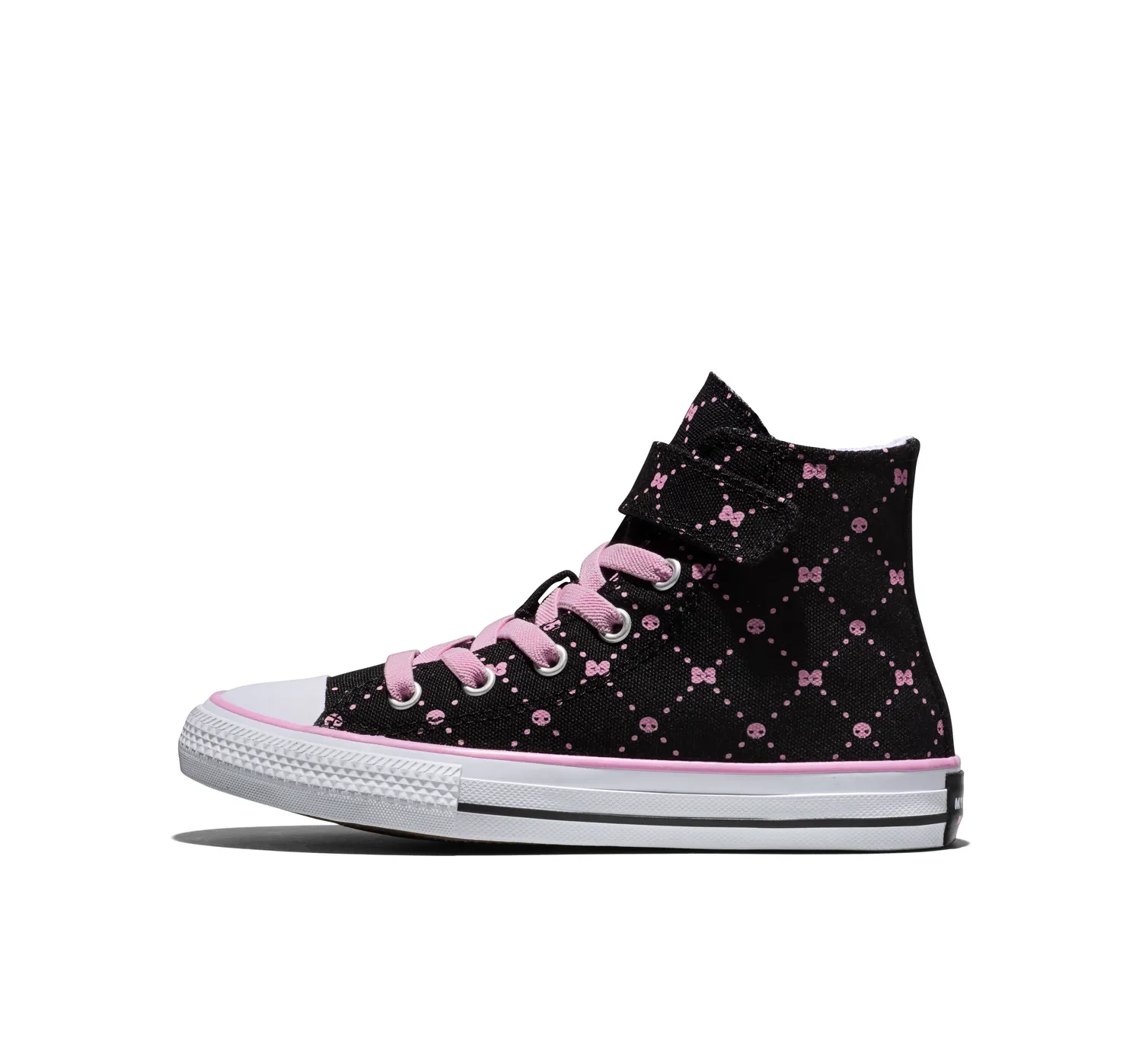 Converse x My Melody & Kuromi Chuck Taylor All Star Easy-On barnesko svart rosa brun str. 11–3