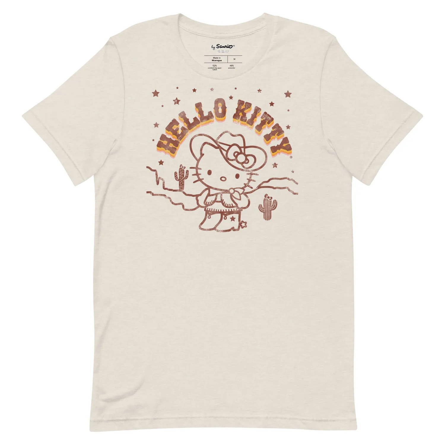 Hello Kitty Desert Rodeo t-skjorte Heather Dust