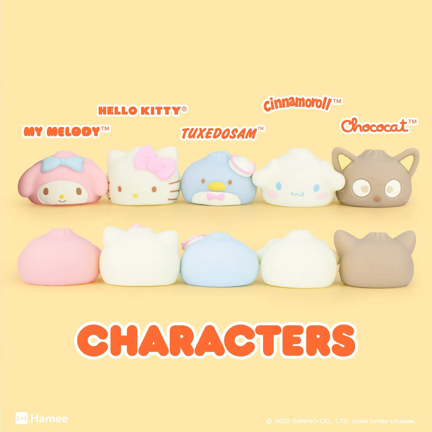 Hello Kitty and Friends Steamed Bun Capsule Squishies (Series 3) squishy 1 stk tilfeldig
