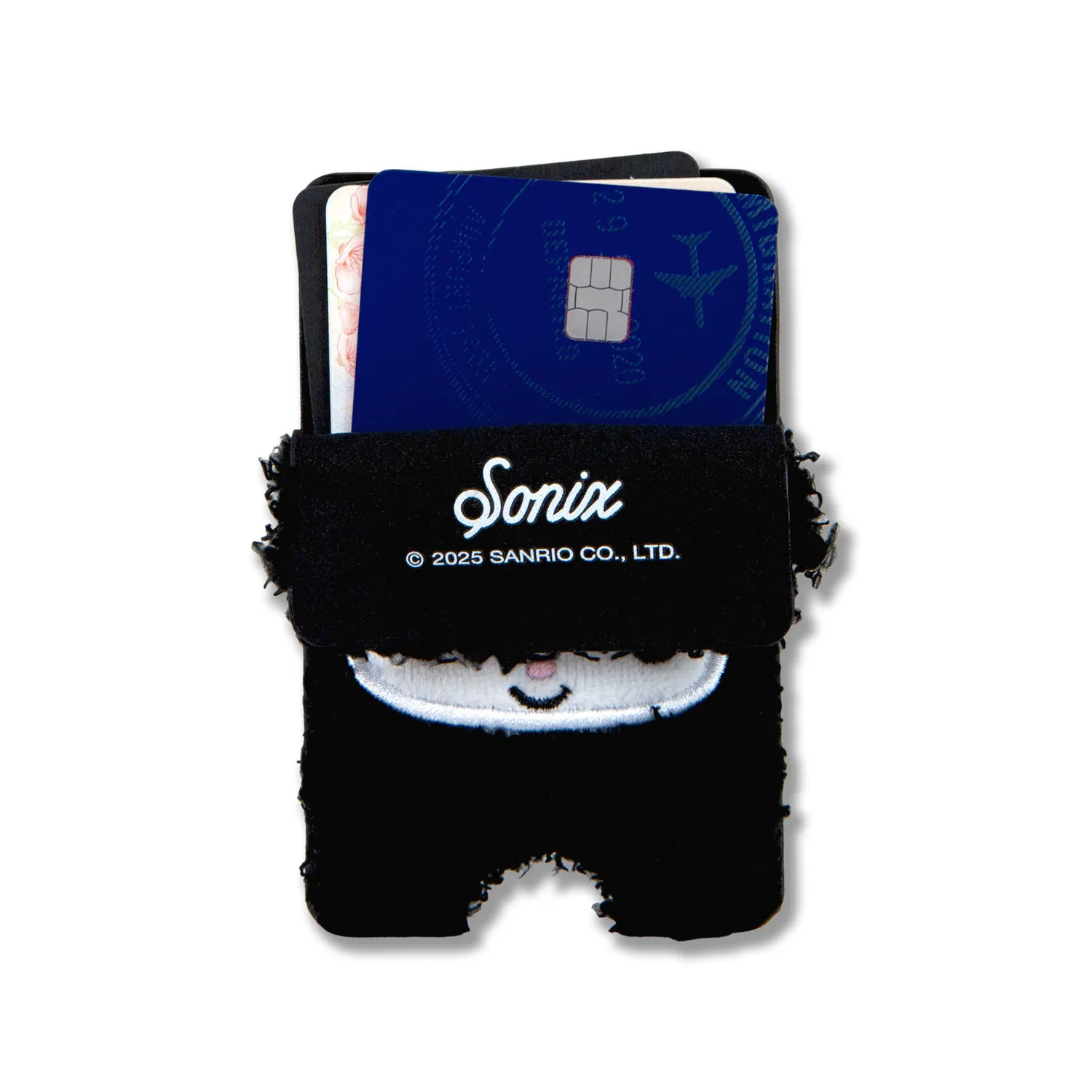 Hello Kitty Kuromi x Sonix Magnetic Plush Wallet magnetisk kortholder