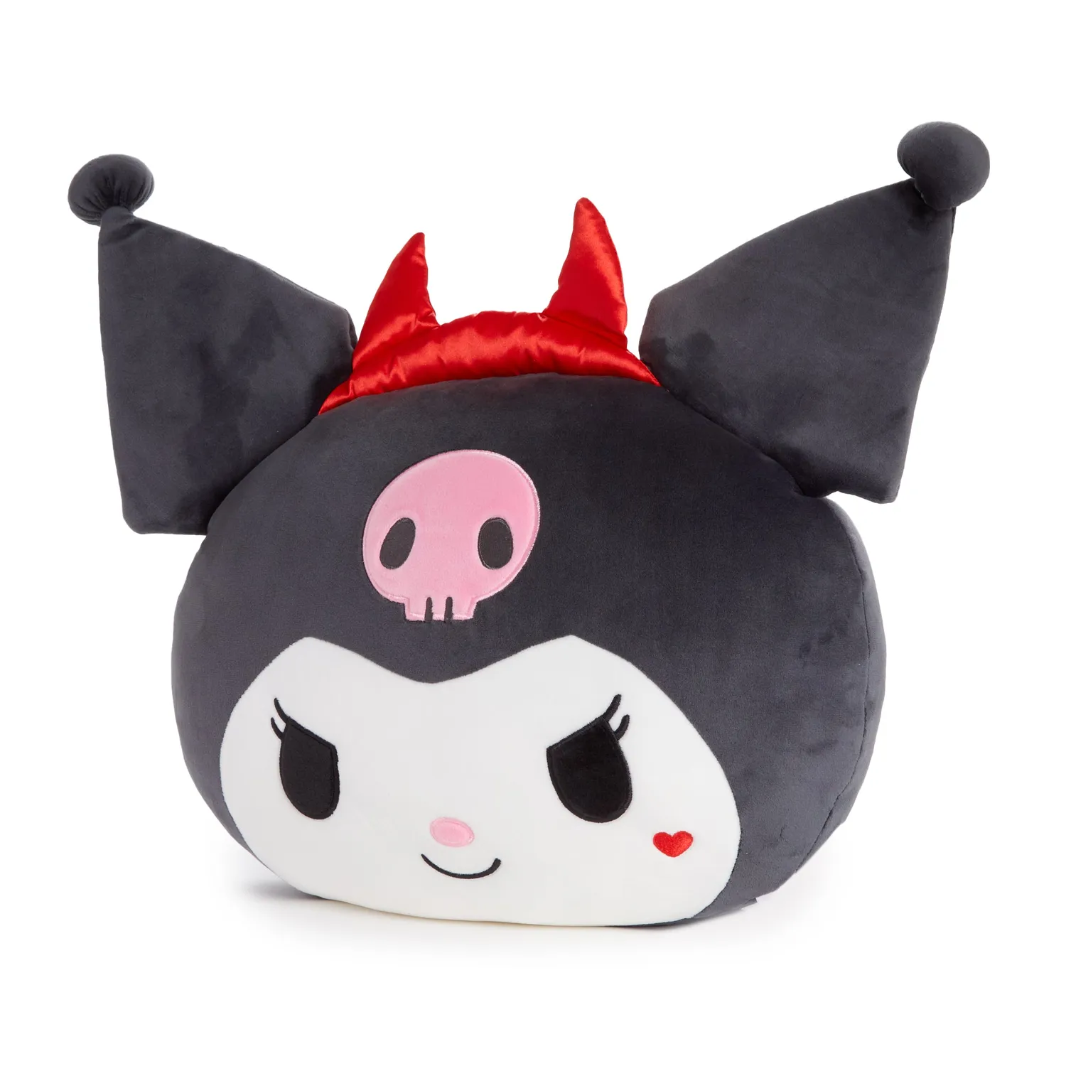 Hello Kitty Strawberry Treat Kuromi Face Plush pute stor