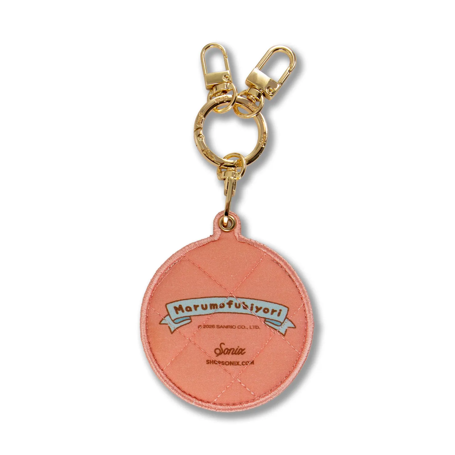 Hello Kitty Marumofubiyori x Sonix AirTag nøkkelring i vegansk skinn