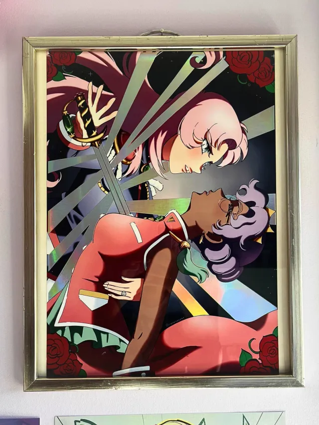 Kururu4ever Revolutionary Girl Utena Utena & Anthy-plakat A3 holografisk