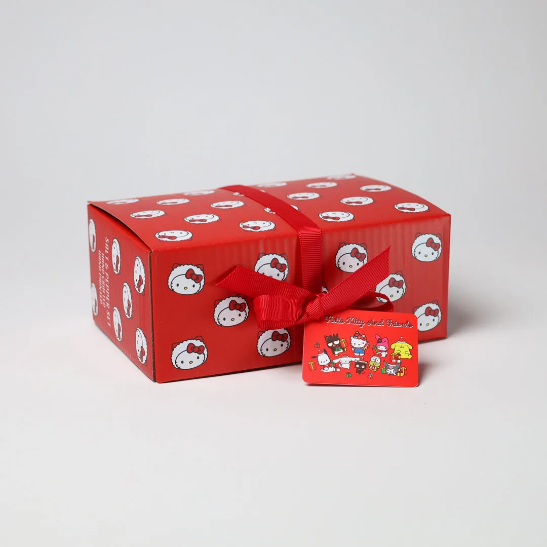 Hello Kitty Ceramic Holiday Salt & Pepper Set Sled salt- og pepperbøsser