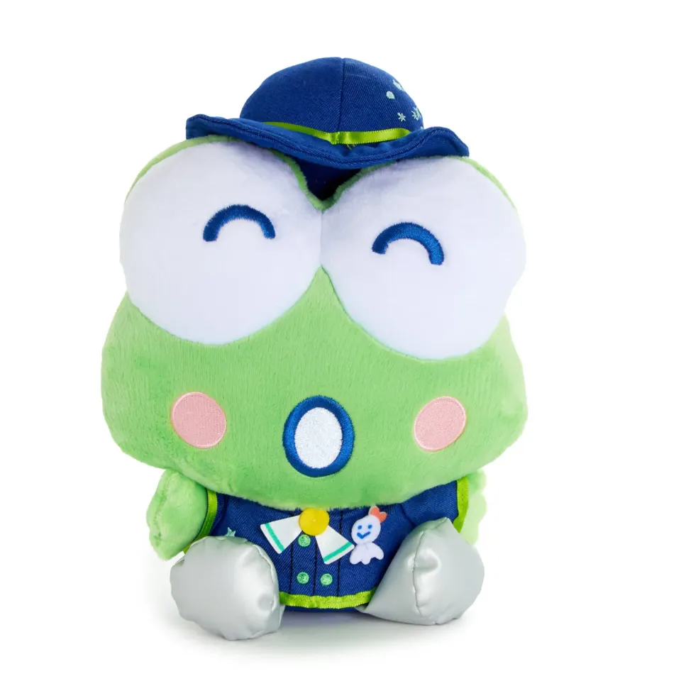 Hello Kitty Hapidanbui Boy Band Keroppi plysjbamse 8″ – sittende