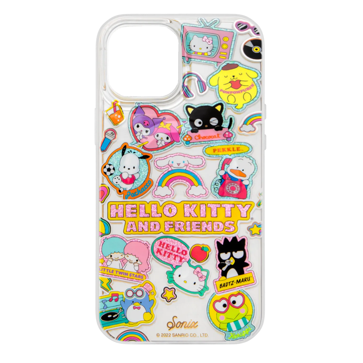 Hello Kitty x Sonix Supercute Stickers iPhone-deksel 14 MagSafe