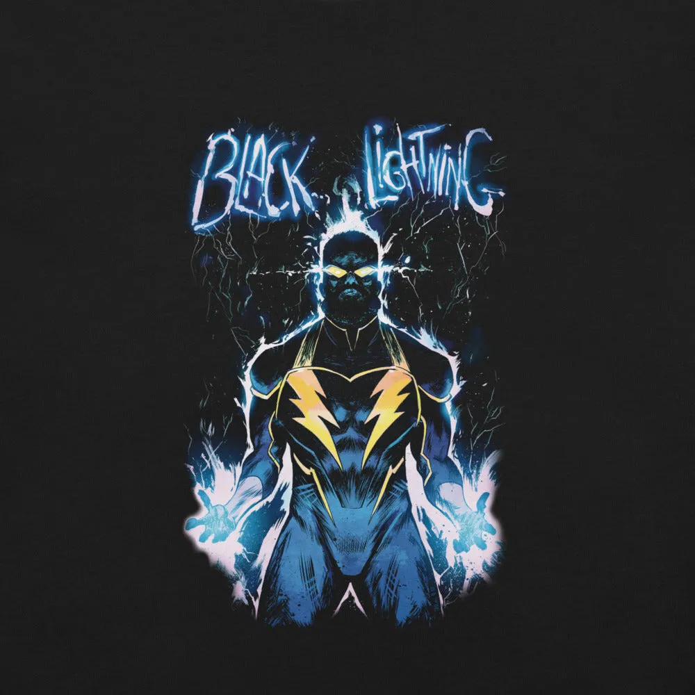Black Lightning T-skjorte, svart
