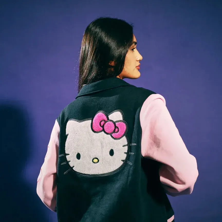 Hello Kitty Rainbow Varsity Jacket jakke – multi, S–XXL