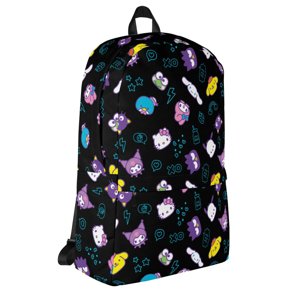 Hello Kitty and Friends Electric Doodle All-over Print ryggsekk