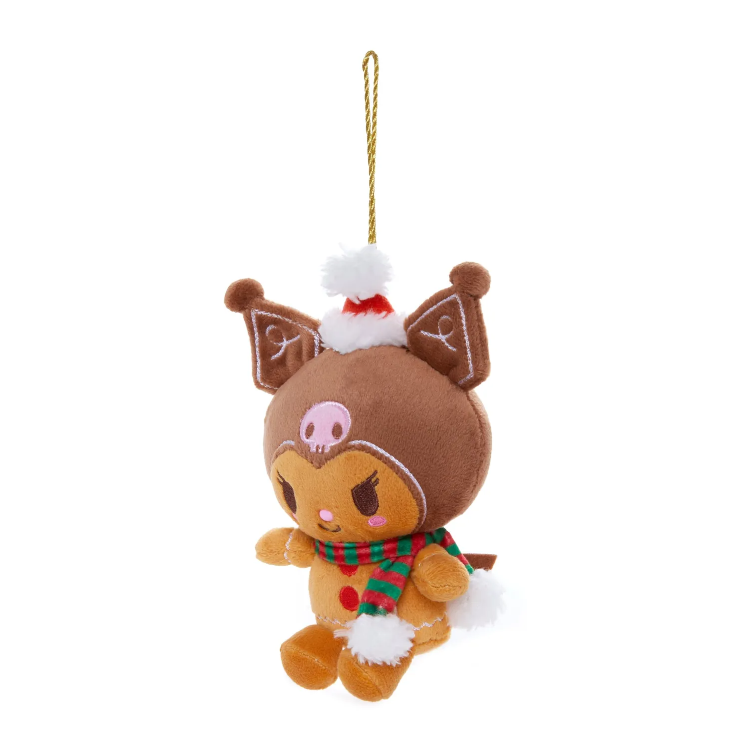 Hello Kitty Kuromi Plush Ornament Holiday Gingerbread Friends