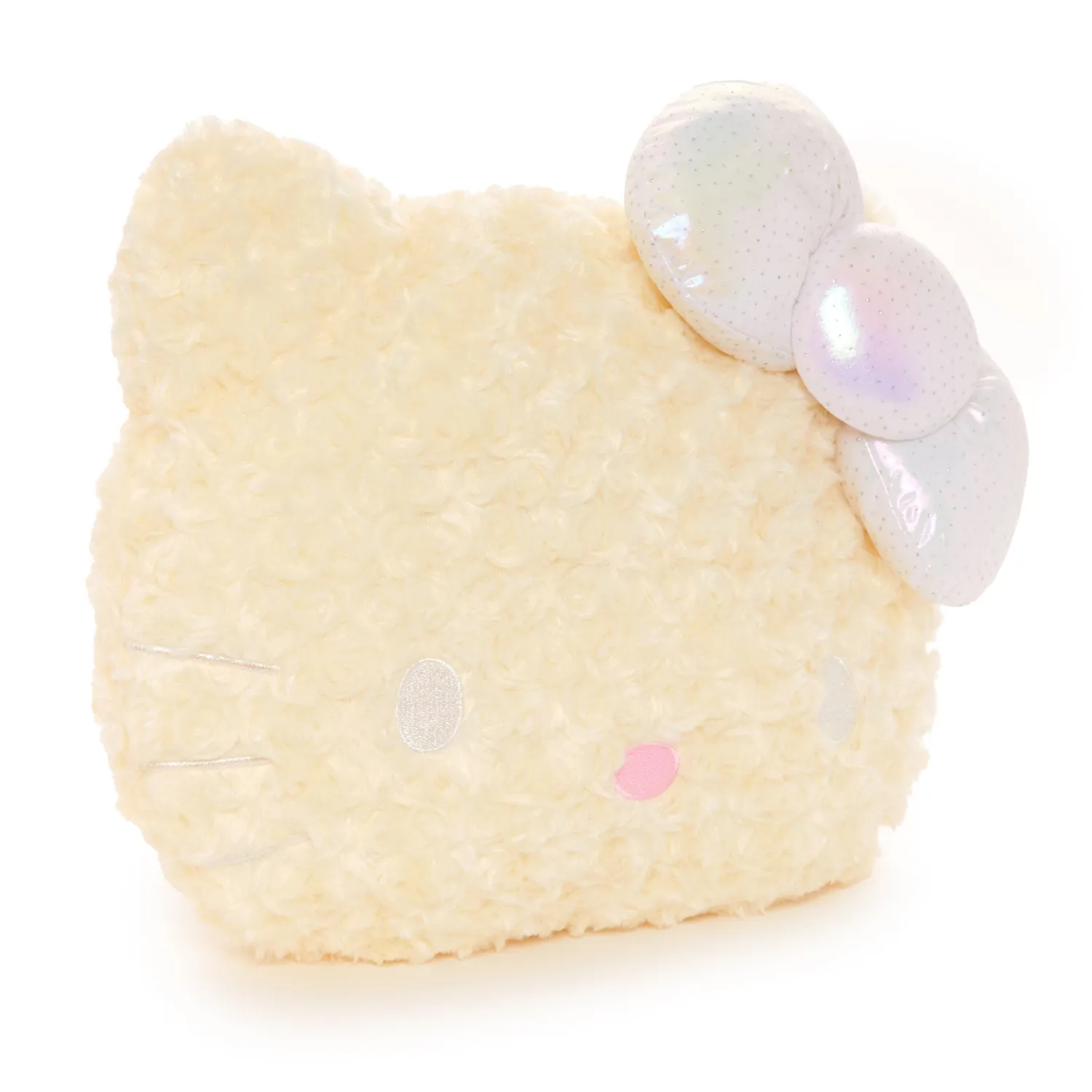 Hello Kitty Snow Series 15" ansiktsbamse – hvit plysj