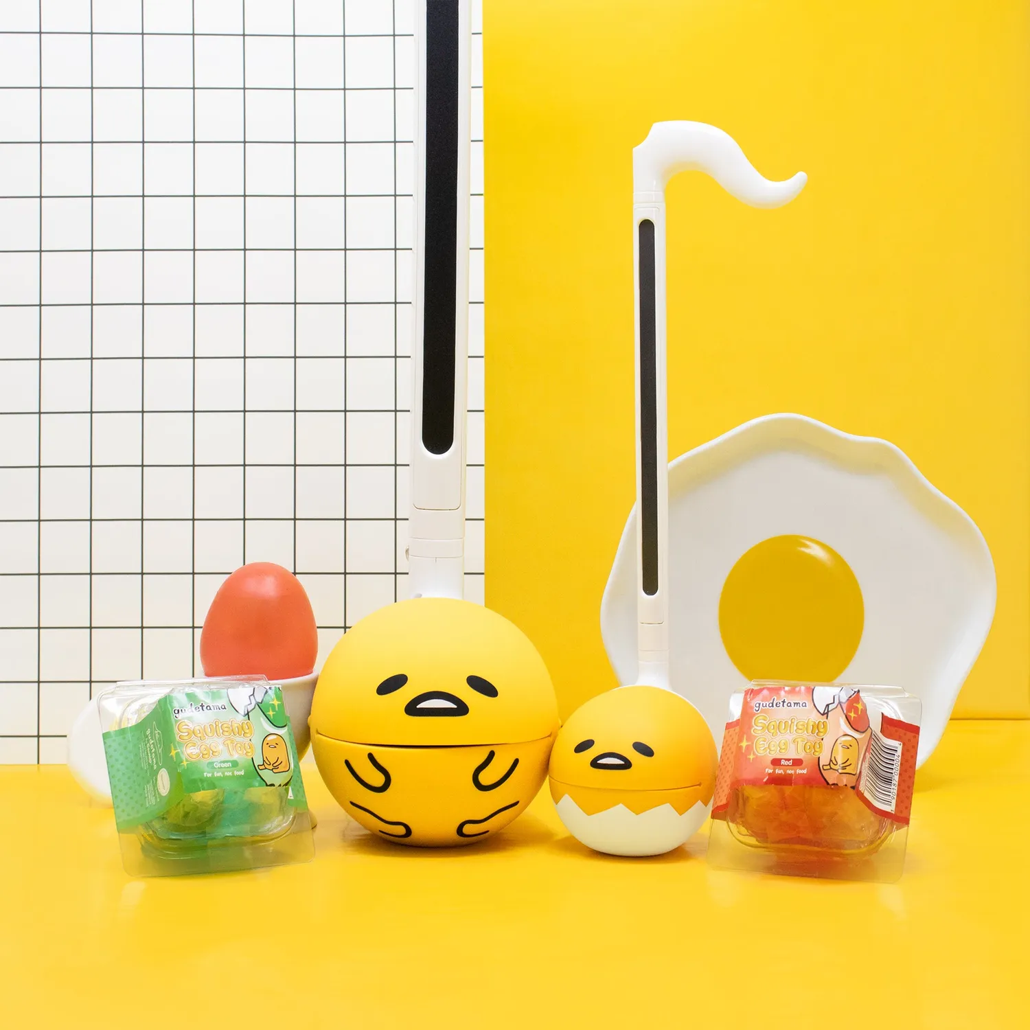 Hello Kitty Gudetama Otamatone Deluxe musikalsk leketøy