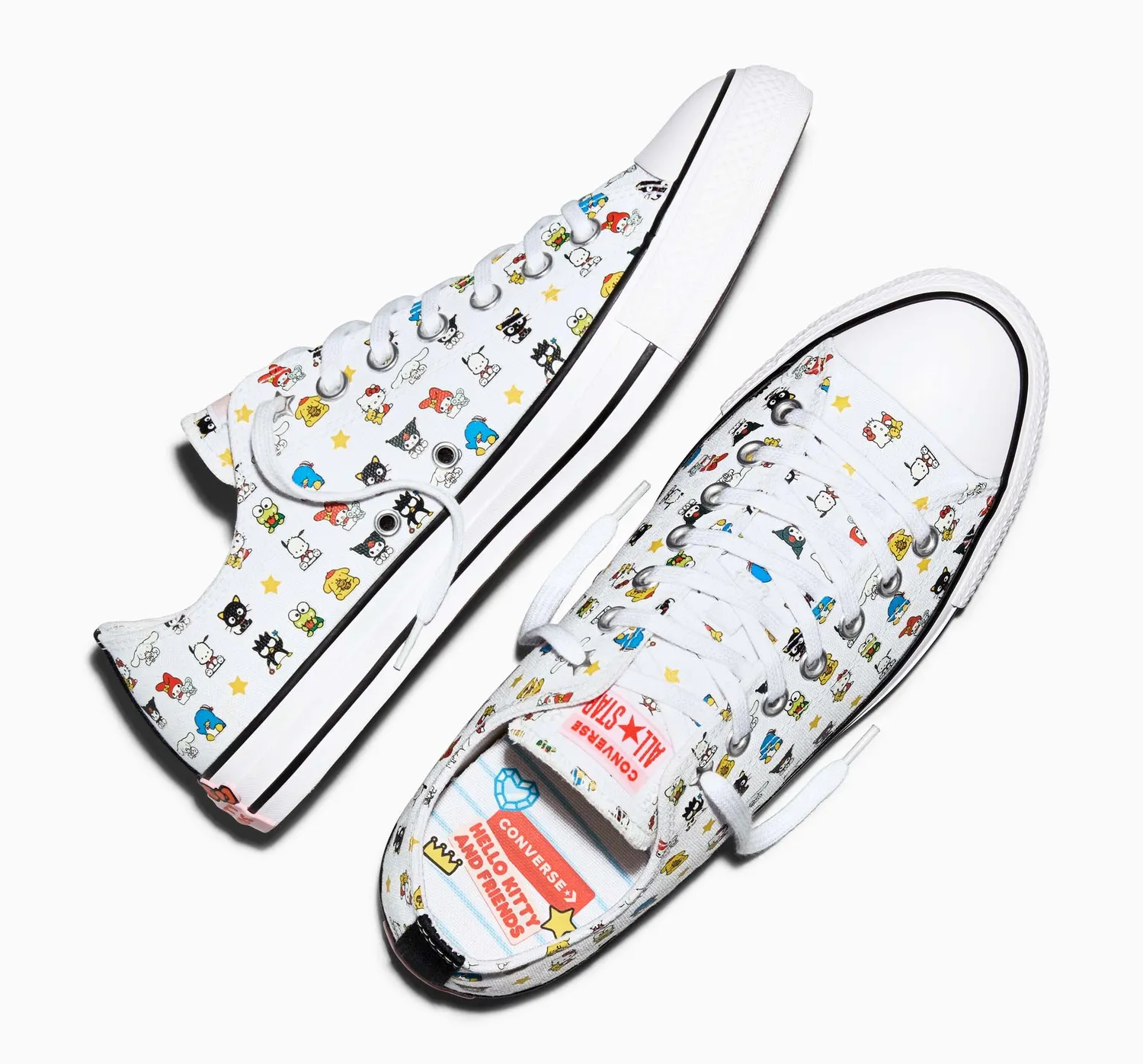 Converse x Hello Kitty and Friends Chuck 70 Ox BFFS sneakers hvit