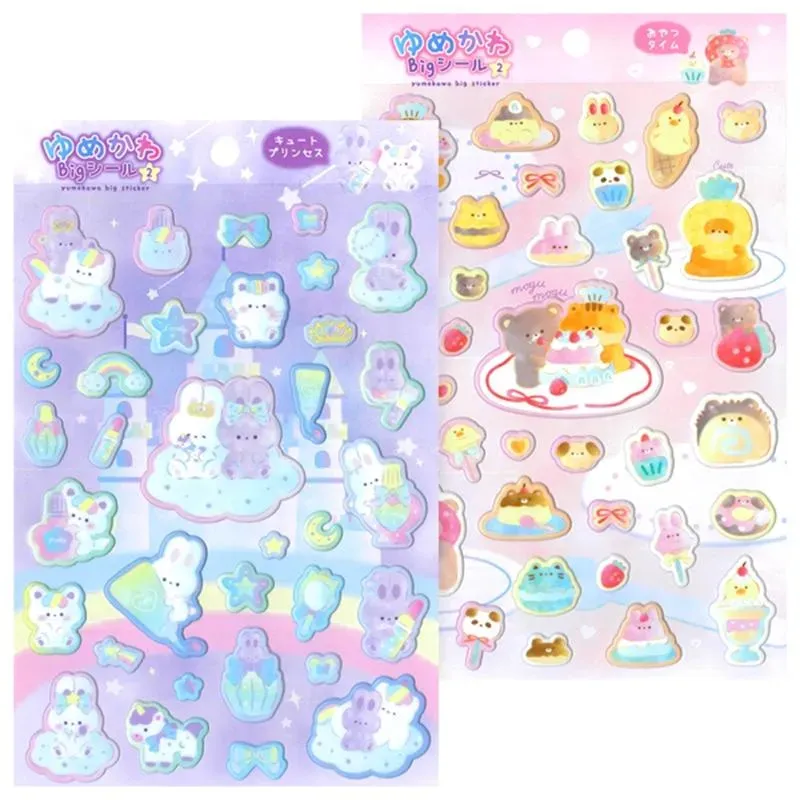 Neo Tokyo Kawaii Dreamy Sticker Sheet klistremerker 1 tilfeldig ark