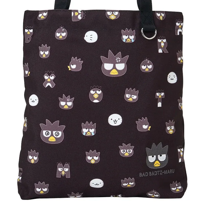 Hello Kitty Funny Faces Badtz-maru totebag med magnetlås
