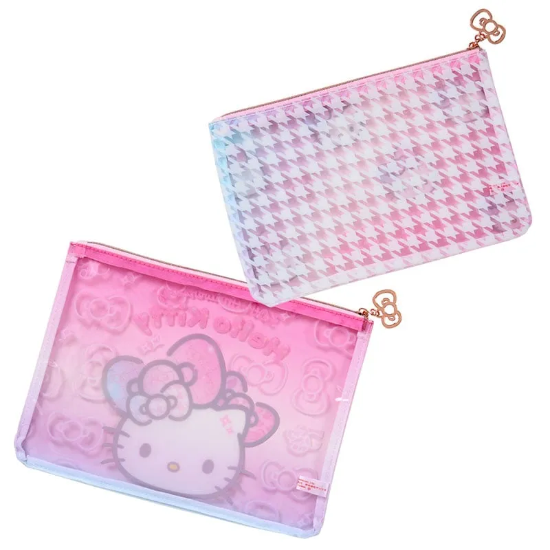 Hello Kitty Fashionable Ribbons 2-Piece Pouch Set punger 2 stk 50-årsjubileum