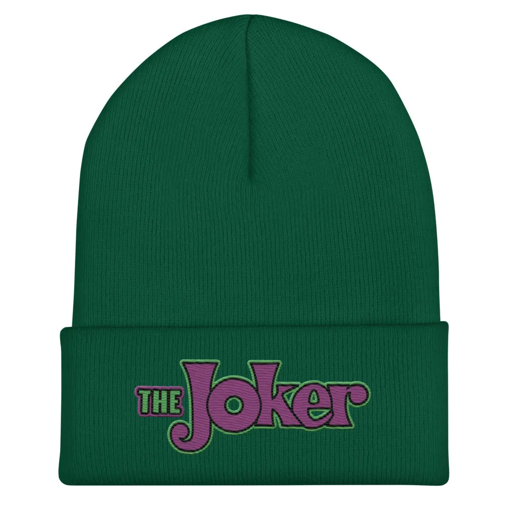 Batman The Joker lue svart, brodert