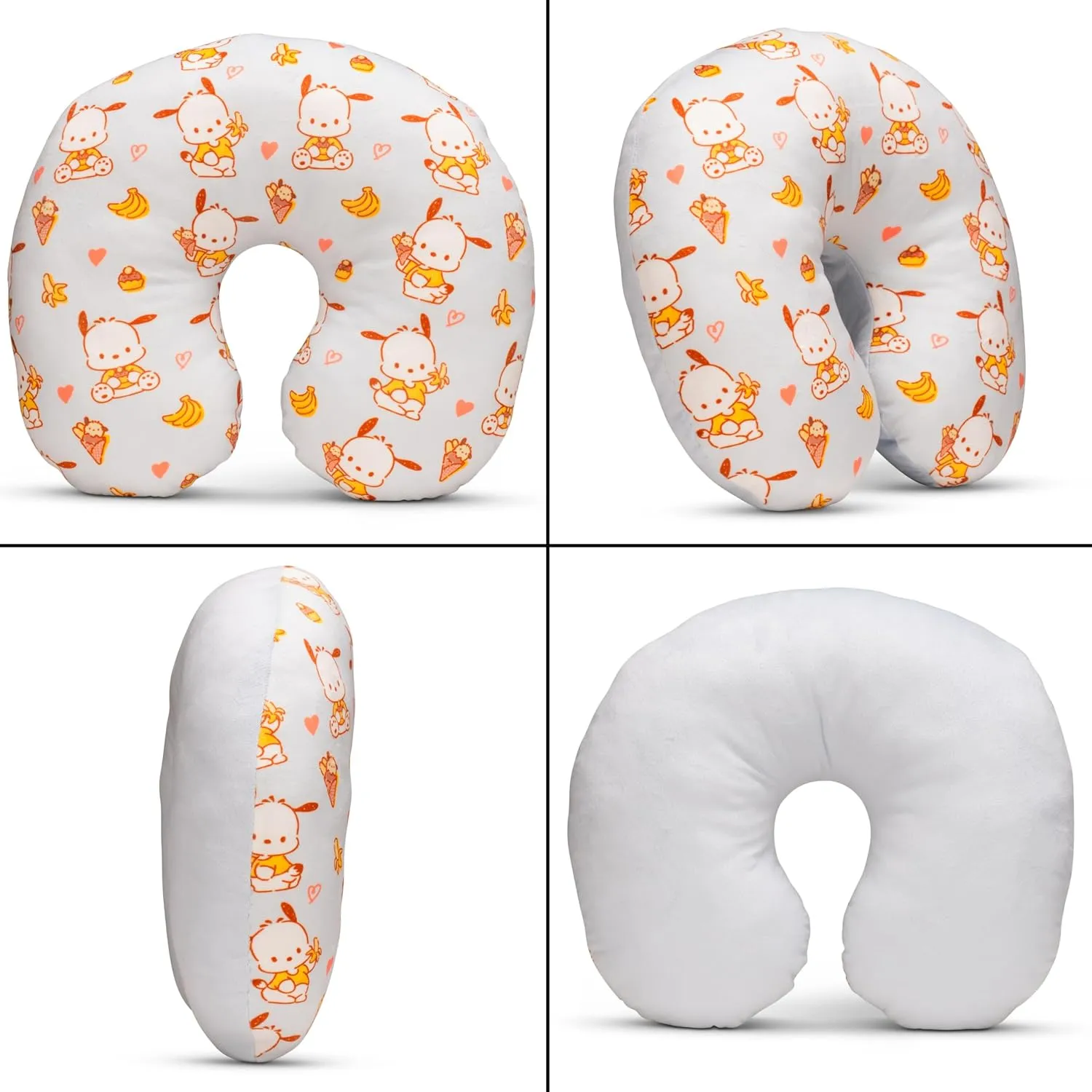 Hello Kitty Pochacco Travel Neck Pillow nakkepute bananer