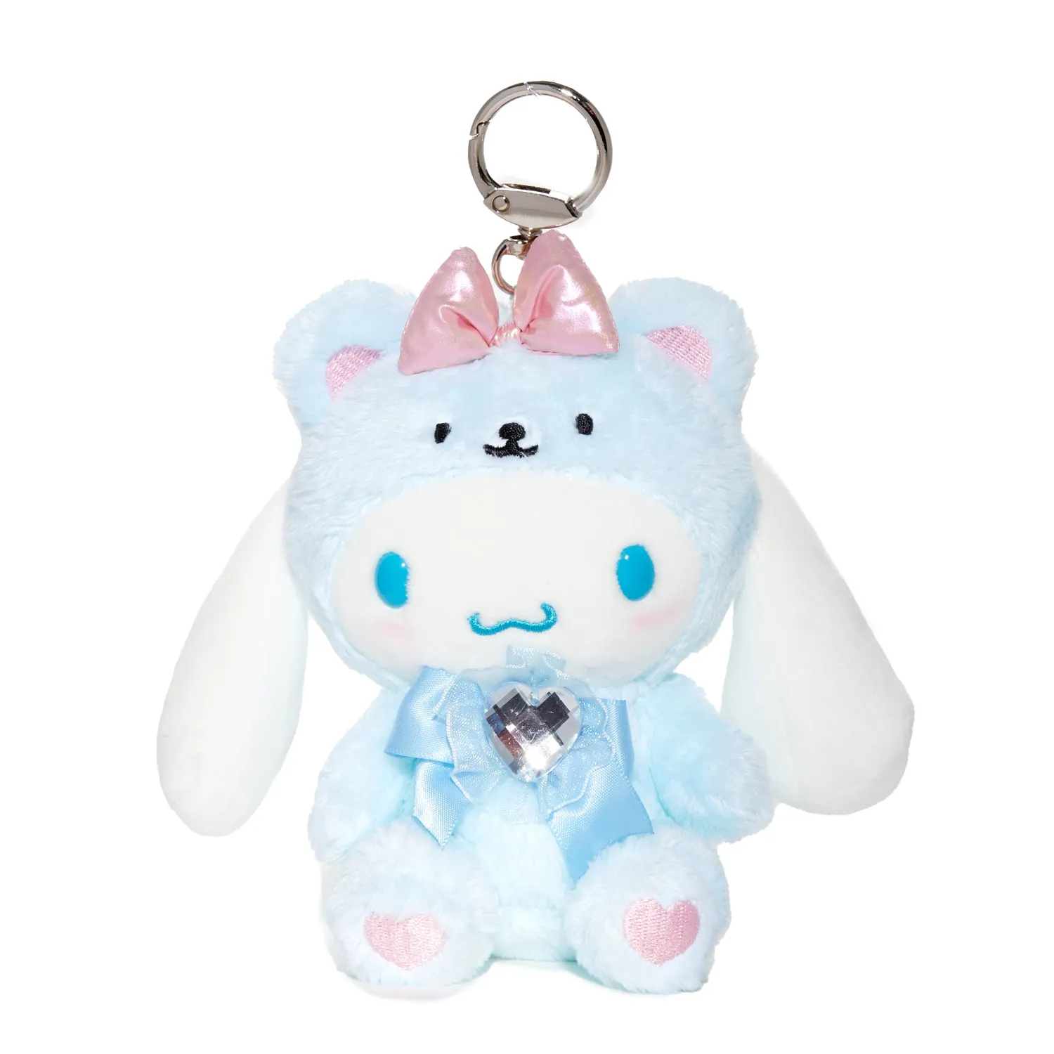 Hello Kitty Cinnamoroll Birthstone Mascot Keychain March Aquamarine