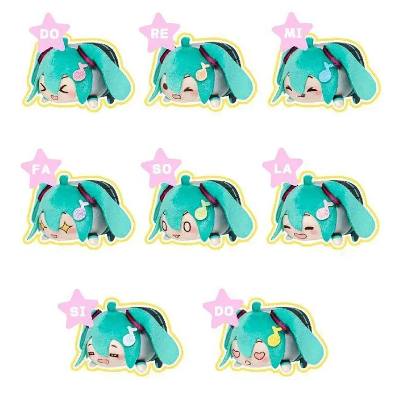 Neo Tokyo Solfeggio Hatsune Miku kosebamse blind box 10 cm tilfeldig