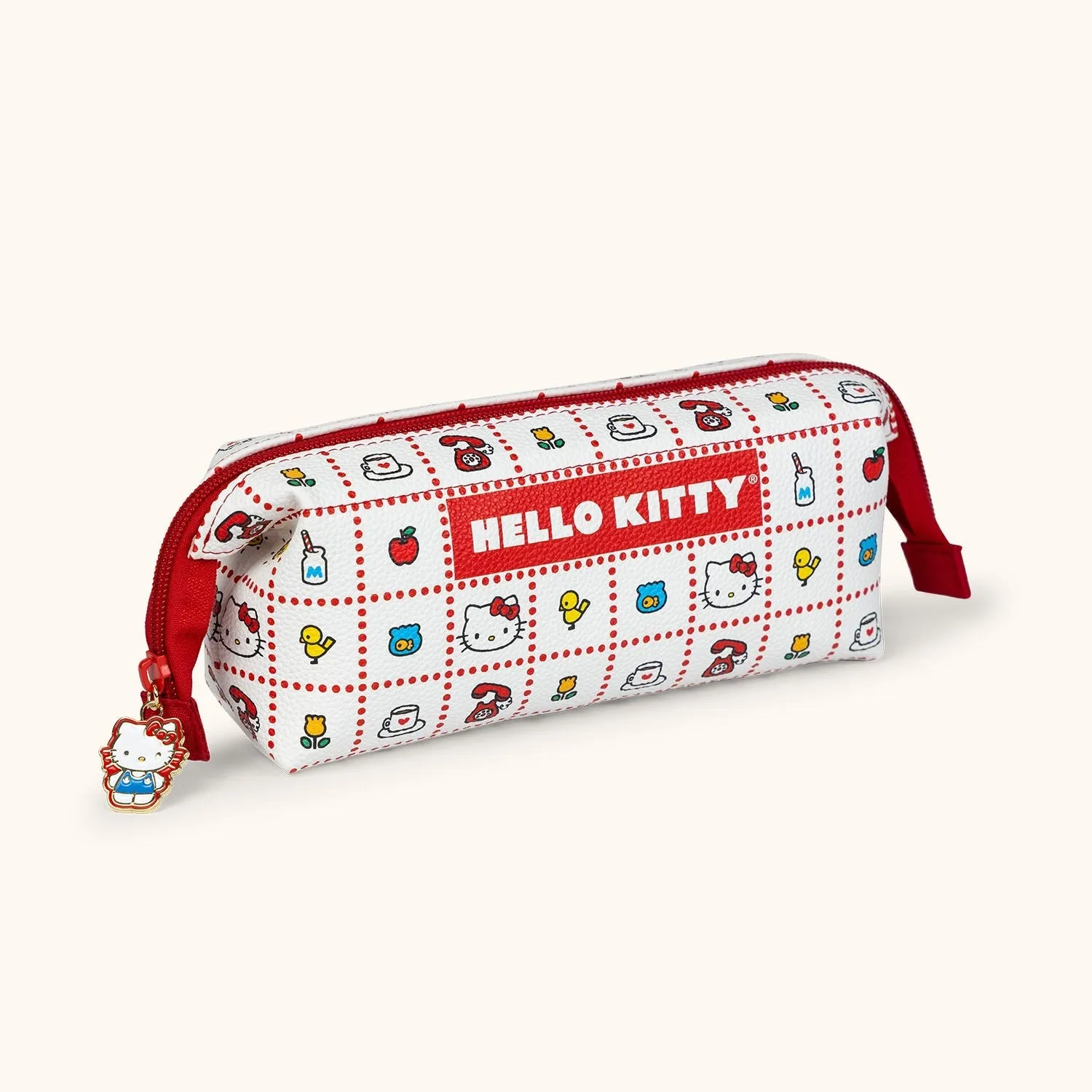 Hello Kitty x Studio Oh! Retro Red Mini Loaf Pencil Pouch – rødt pennal