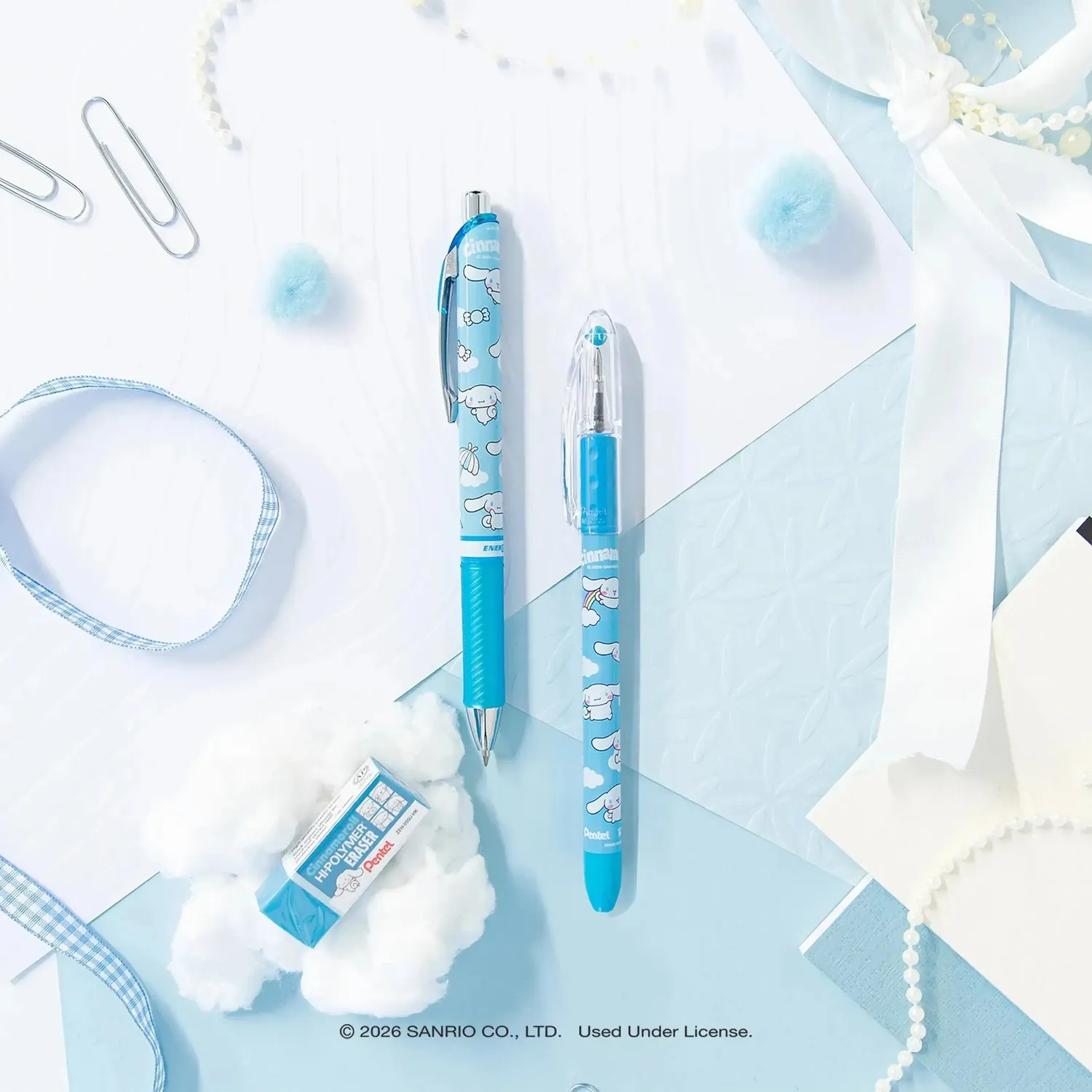 Hello Kitty and Friends x Pentel EnerGel RTX gelpenn 5-pakning 0,7 mm