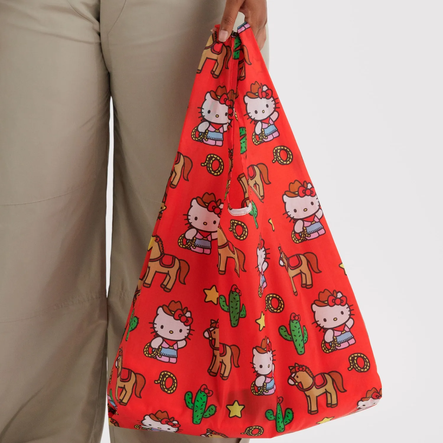 Hello Kitty x Baggu Standard Baggu Western handlenett resirkulert nylon