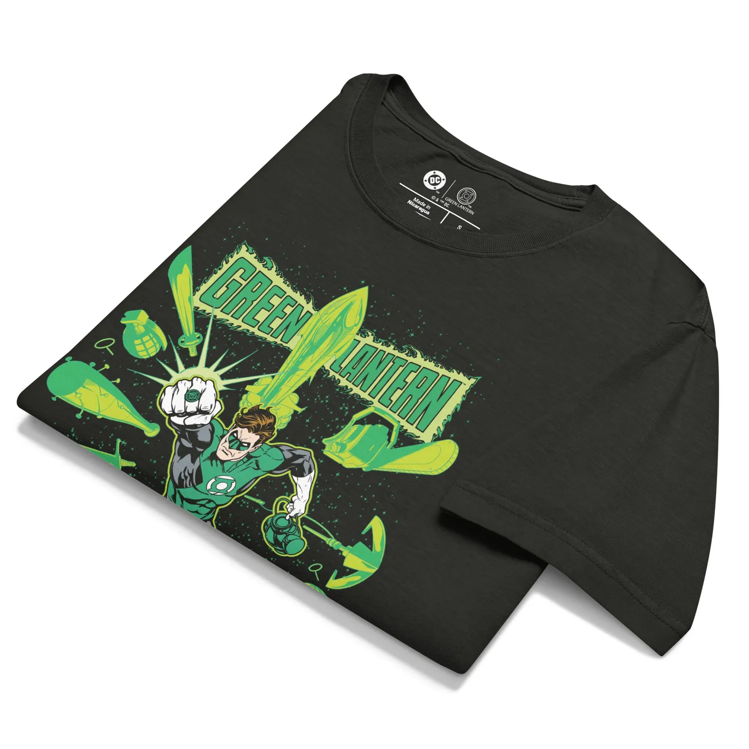 Batman Green Lantern Constructs T-skjorte oversized