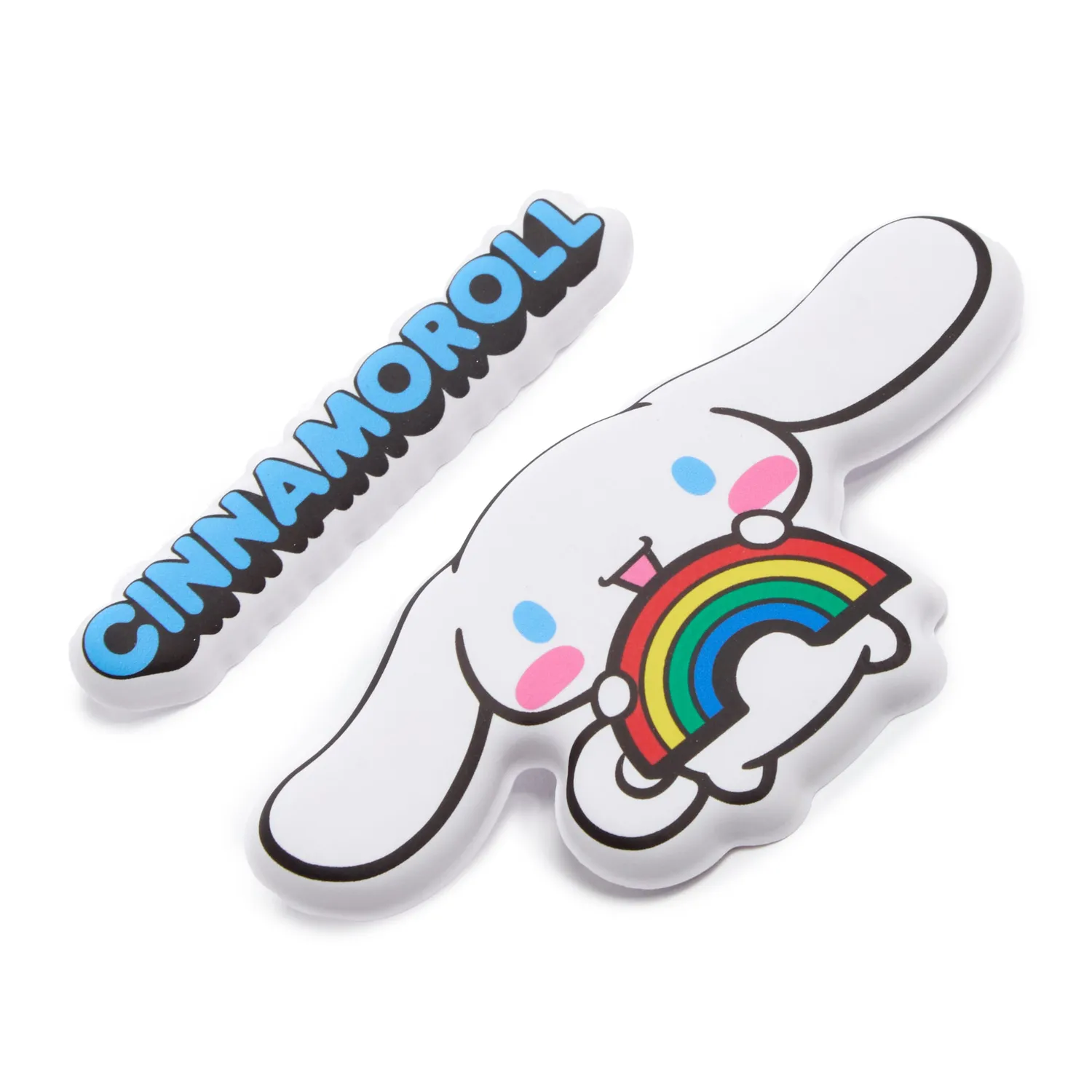 Hello Kitty Cinnamoroll x Pipsticks Big Puffy Sticker regnbue