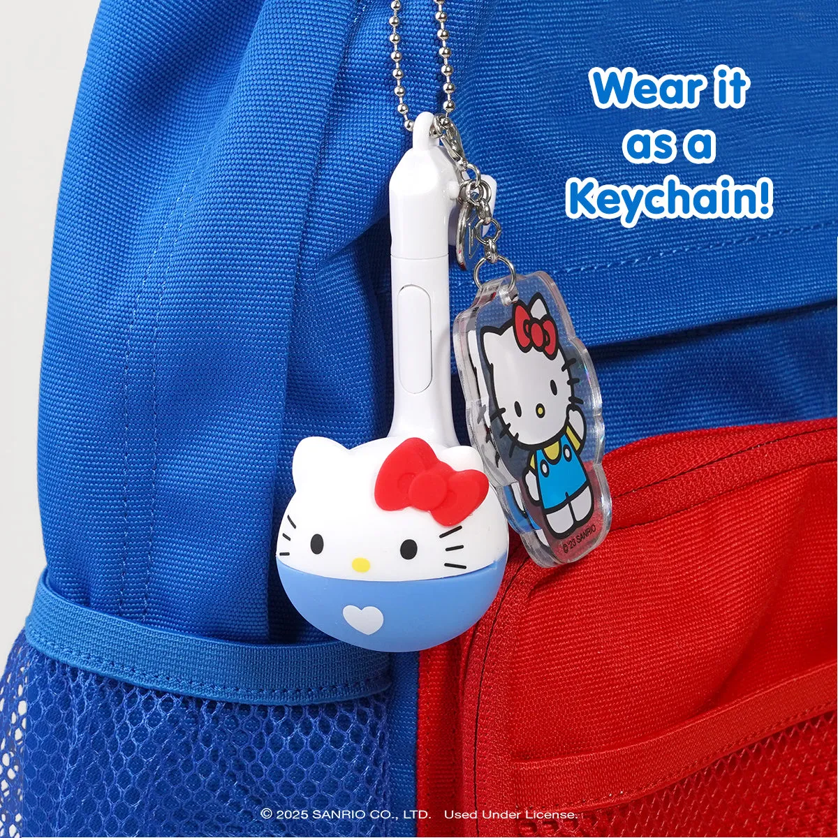 Hello Kitty Mini Otamatone Melody Charm musikalsk nøkkelring