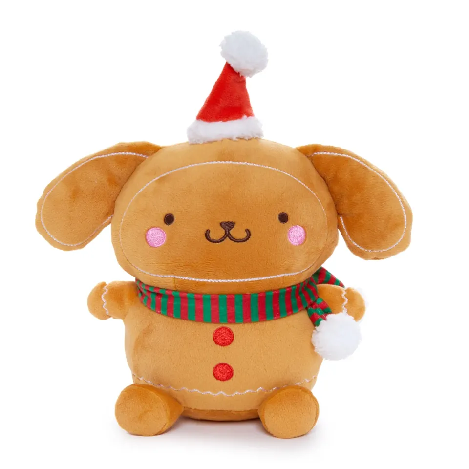 Hello Kitty Holiday Gingerbread Friends Pompompurin plysjbamse 18 cm