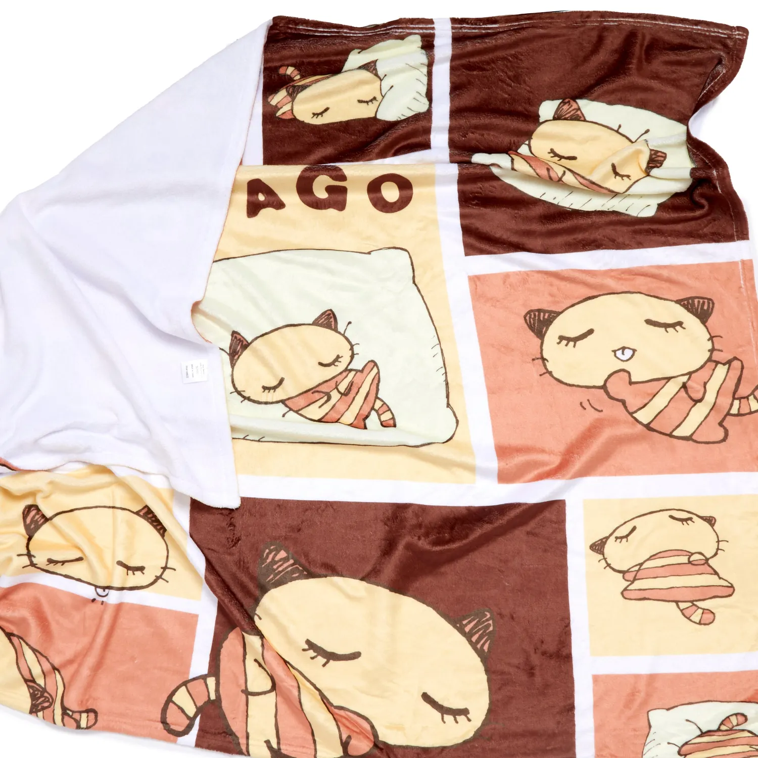 Nyago Lazy Day Throw Blanket pledd 50 × 60 tommer polyester