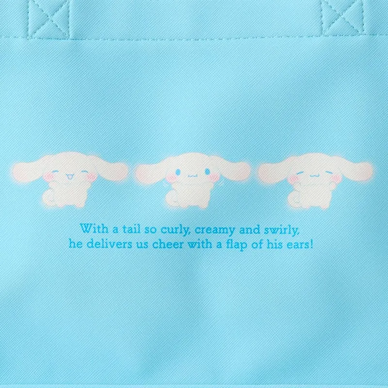 Hello Kitty Rosy Cheeks Cinnamoroll totebag med broderi