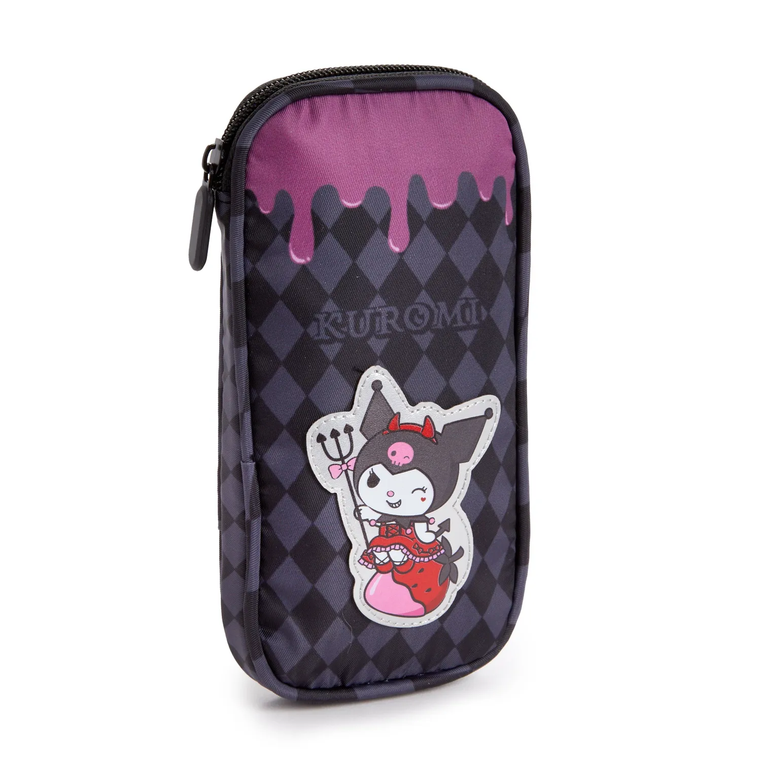Hello Kitty Strawberry Treat Kuromi reiseetui med lommer