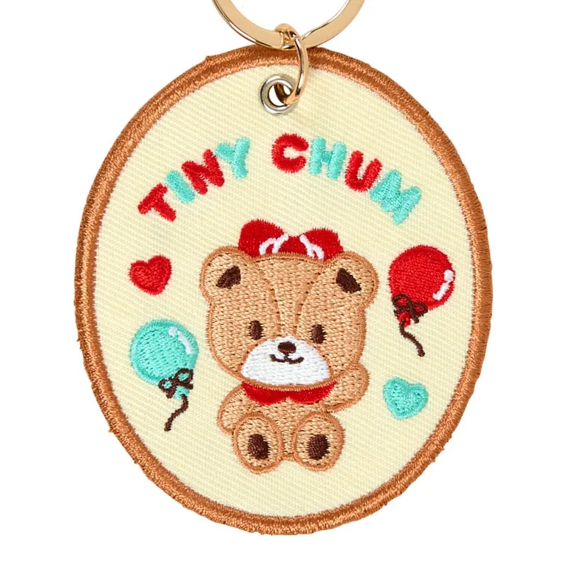 Hello Kitty Sanrio Character Award Series Tiny Chum maskot-nøkkelring brodert merke