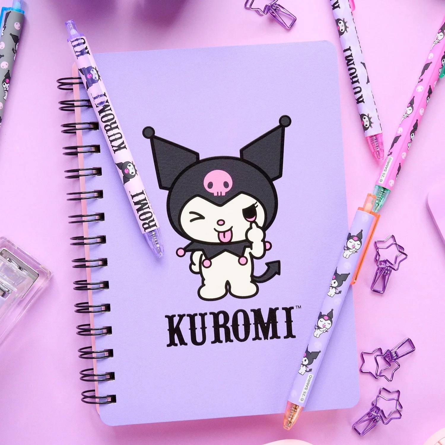 Hello Kitty Kuromi x Studio Oh! Soft-Touch gelpenner, 5-pakning