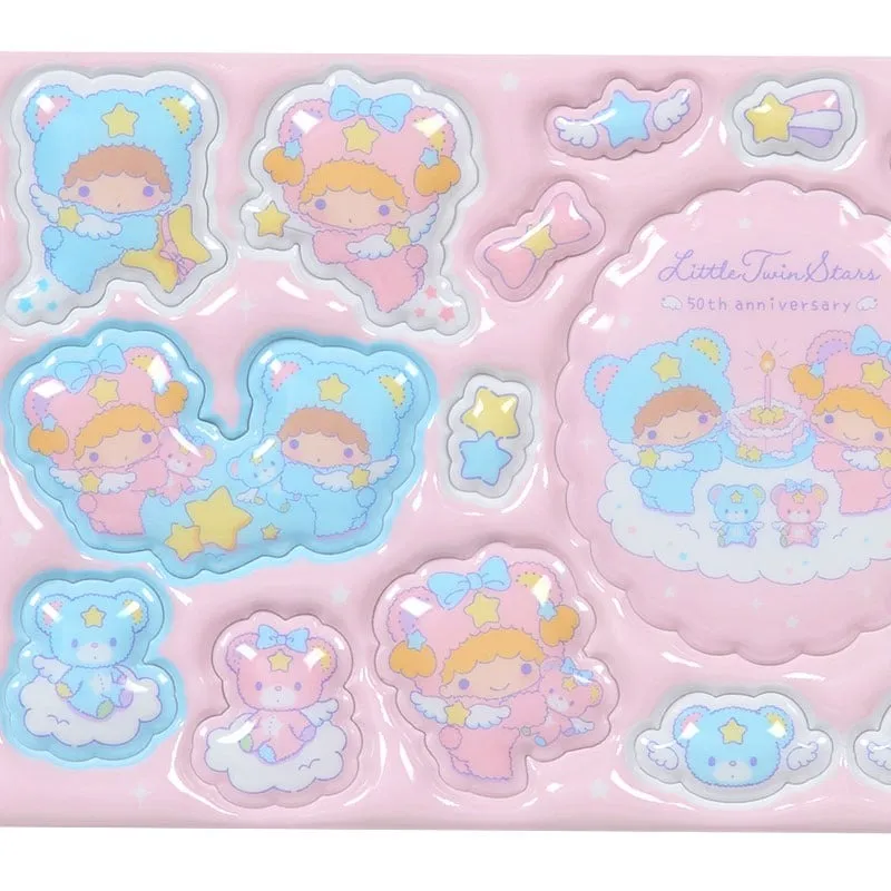 Sanrio LittleTwinStars 21-pc Mini Sticker Pack klistremerker